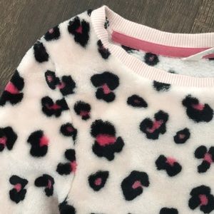 H&M | Pink Cheetah Print Sweater